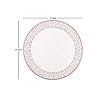 FLORAL CERAMIC DINNER SET- Set of 33 Pcs, Pink - Image 4