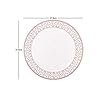FLORAL CERAMIC DINNER SET- Set of 33 Pcs, Pink - Image 3