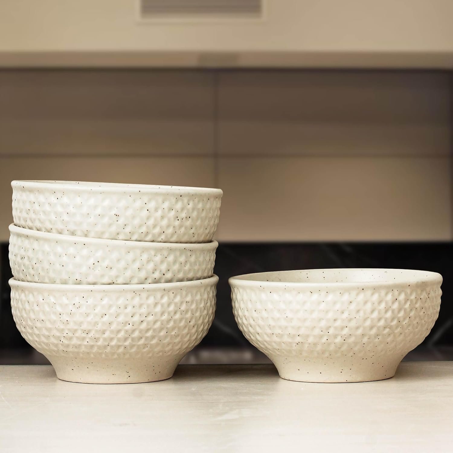 Set of 4 soup bowl set - Image 3