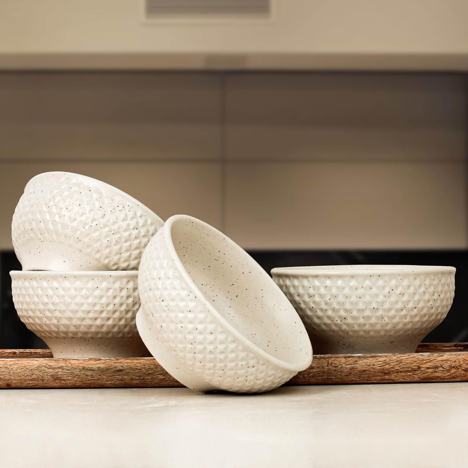 Set of 4 soup bowl set - Image 5