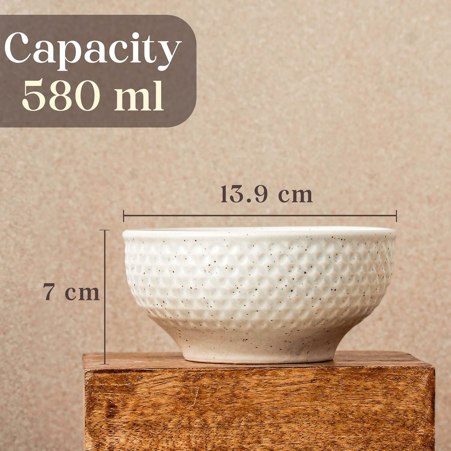 Set of 4 soup bowl set - Image 6